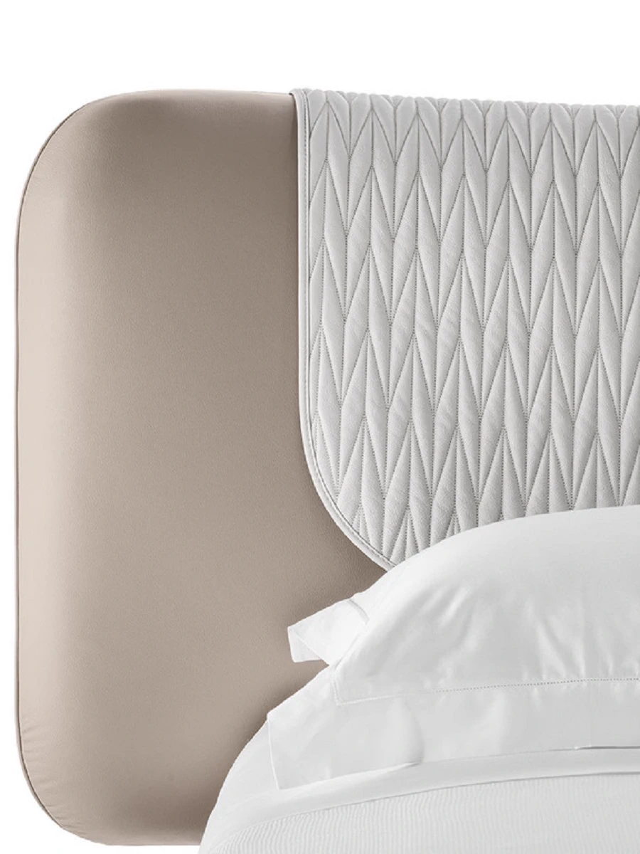 Кровать Duo Bed — Poltrona Frau, кожа, фото 2