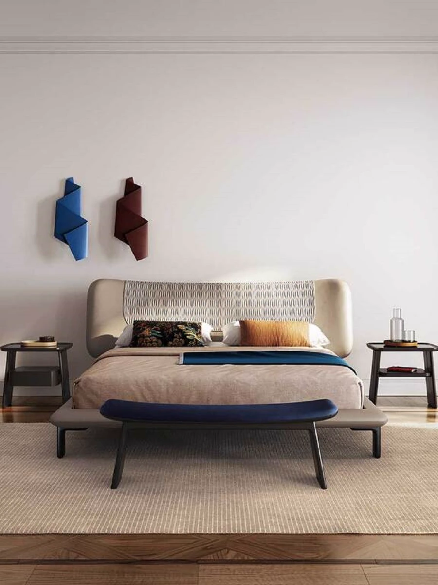 Кровать Duo Bed — Poltrona Frau, кожа, фото 5