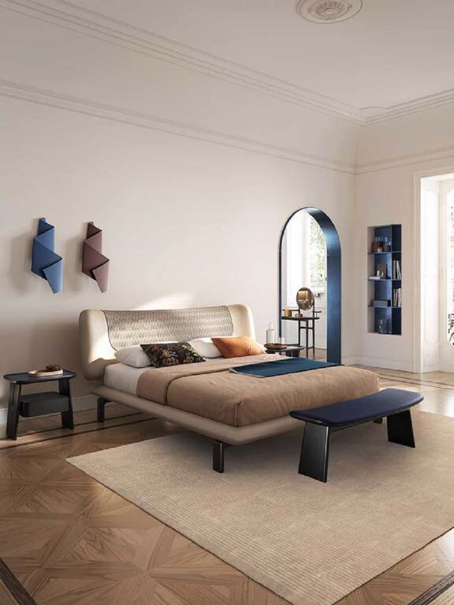 Кровать Duo Bed — Poltrona Frau, кожа, фото 6