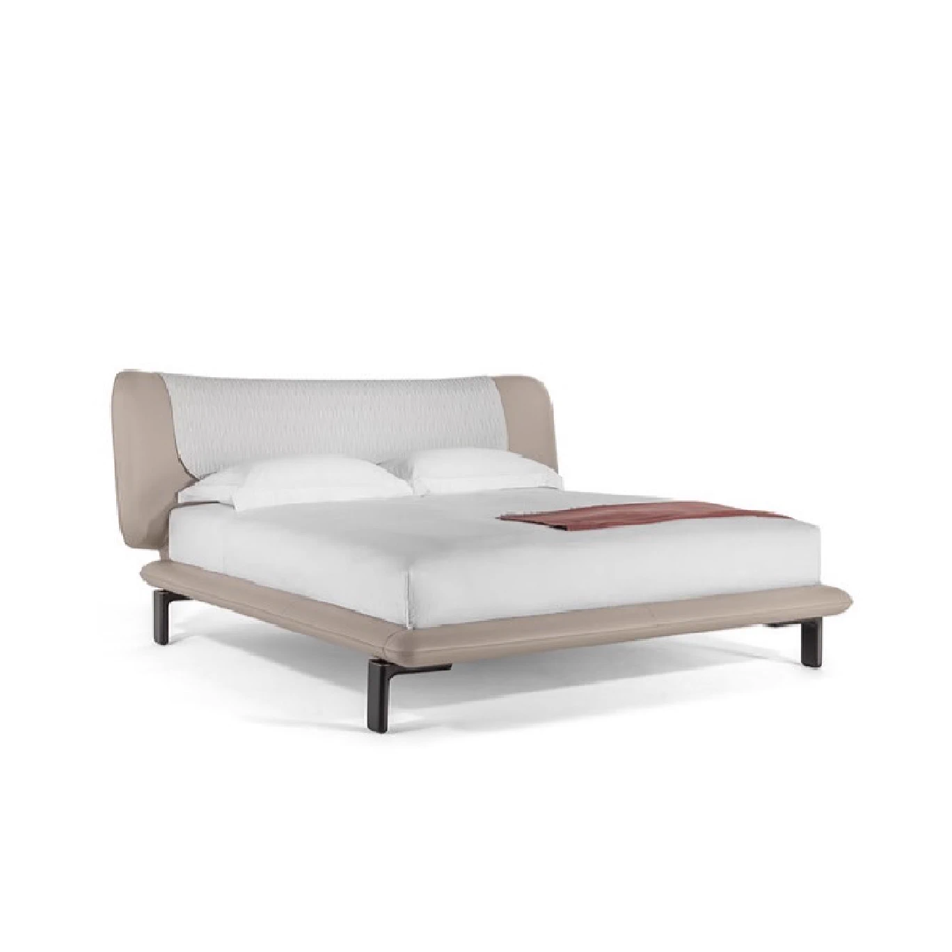 Кровать Duo Bed — Poltrona Frau, кожа