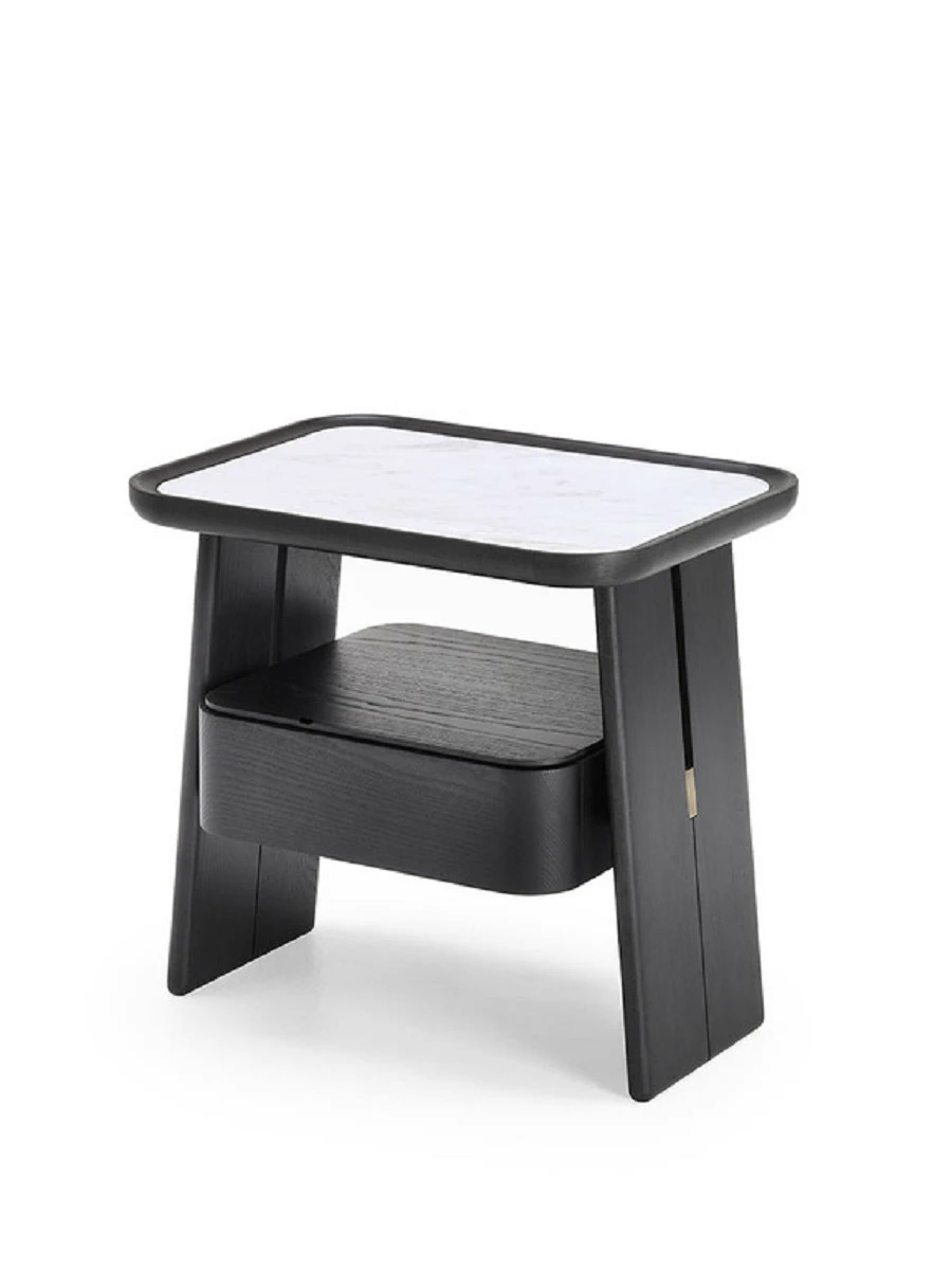 Прикроватная тумбочка Duo Night Table — Poltrona Frau, дерево, фото 3
