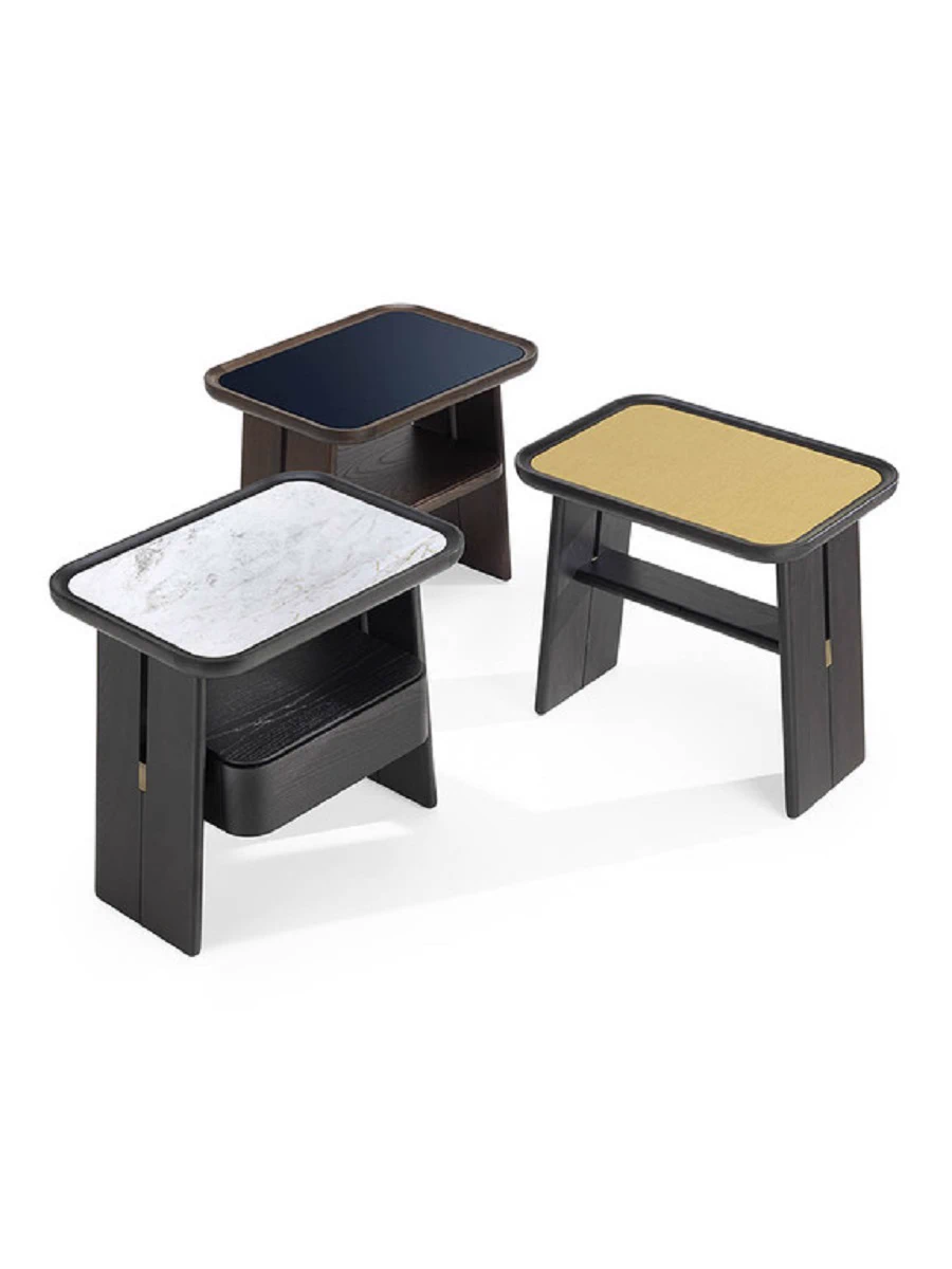 Прикроватная тумбочка Duo Night Table — Poltrona Frau, дерево, фото 4