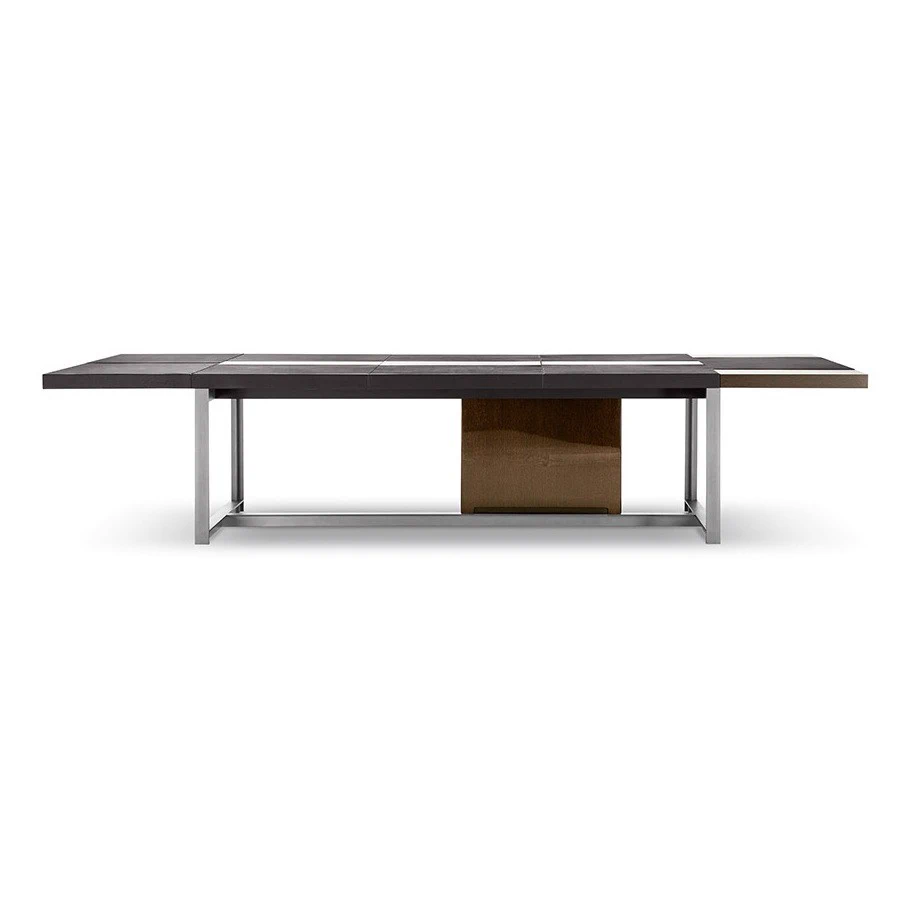 Каркас и наполнение: массив дерева, металл. Современный дизайн Стол JOBS MEETING TABLE — Poltrona Frau, массив дерева