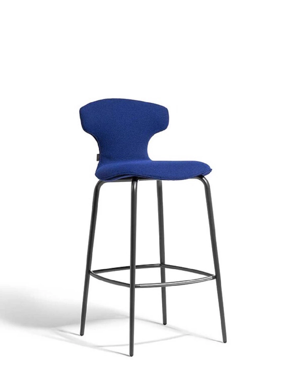 Каркас и наполнение: металл. Современный дизайн Барный стул Montera Mas Stool Metall Base — Poltrona Frau, кожа, фото 4