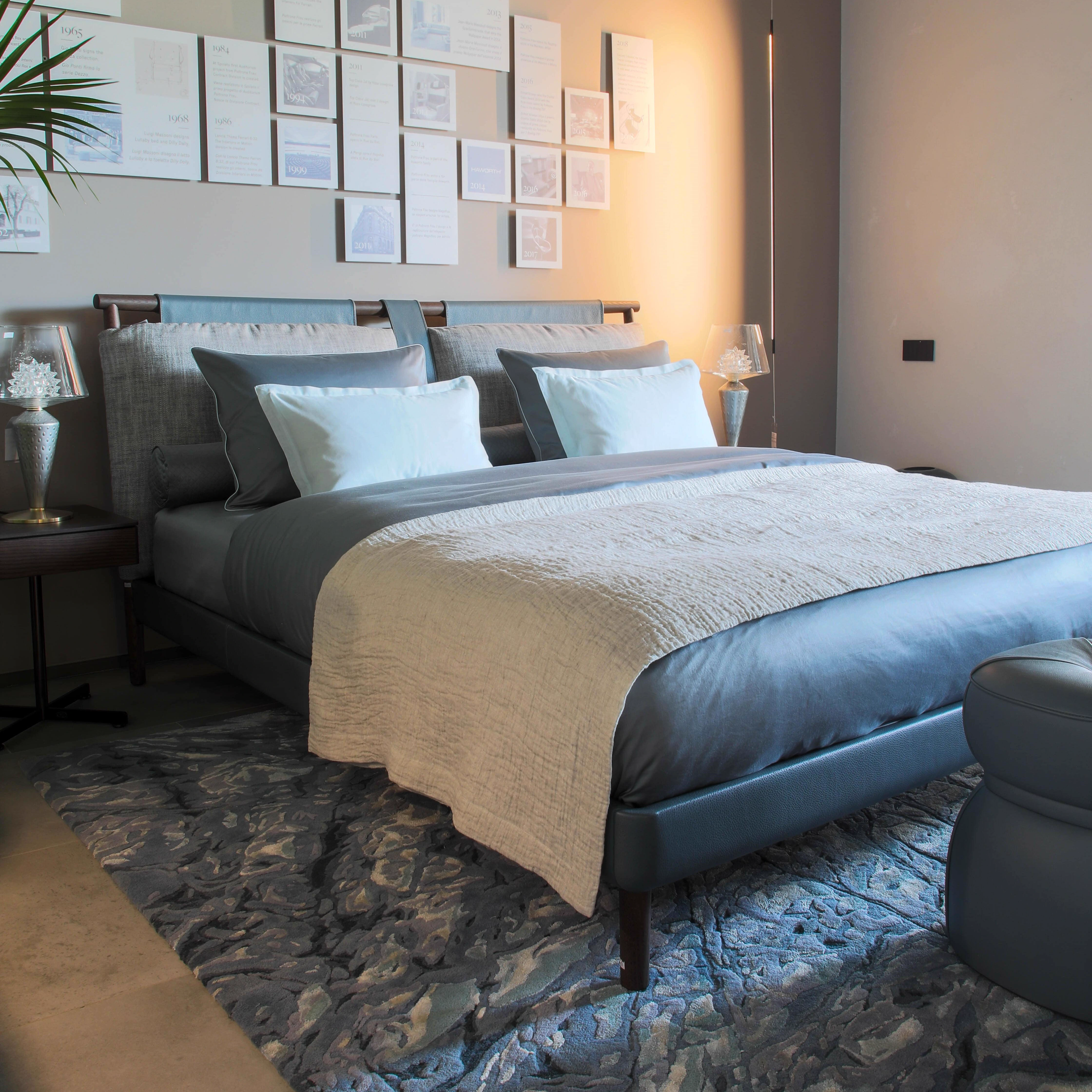 Кровать Times Nest Larimar — Poltrona Frau, кожа