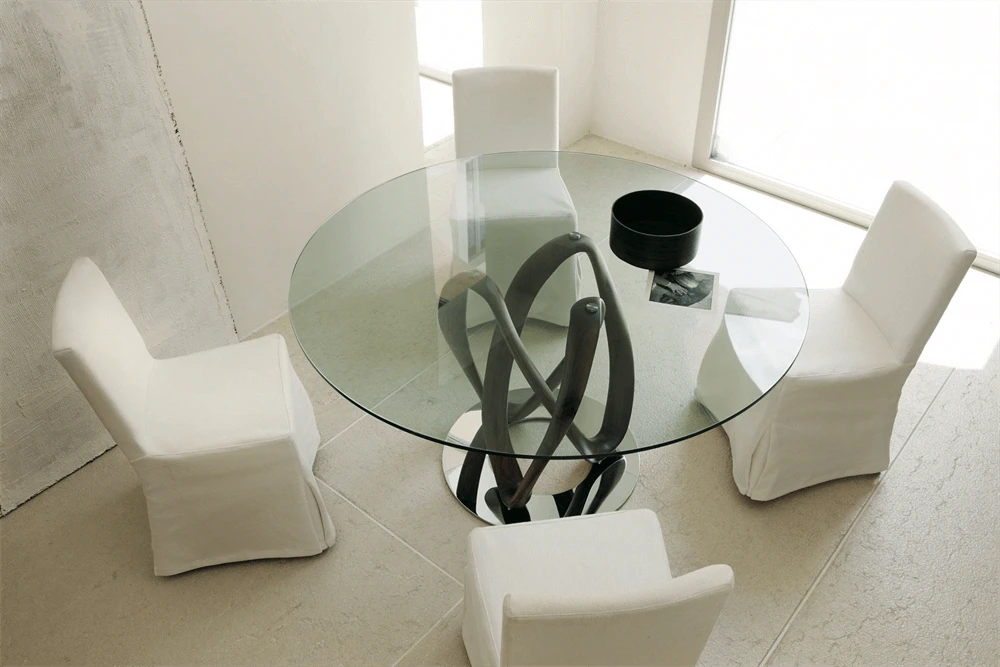 Стол Infinity h75 — Porada, стекло, фото 4