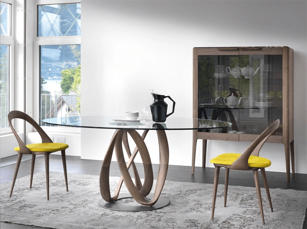 Стол Infinity h75 — Porada, стекло, фото 5