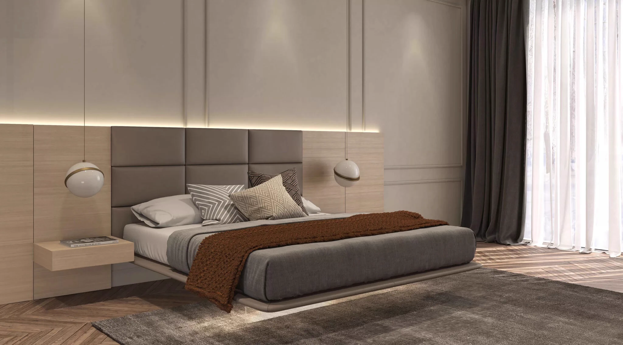 Кровать Dama — Presotto, кожа, фото 5