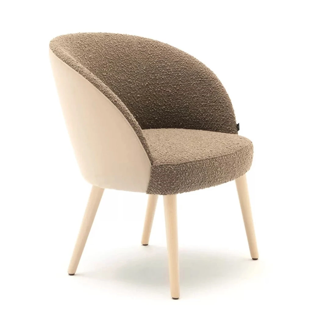 Каркас и наполнение: массив дерева. Современный дизайн Кресло Evia — Presotto, кожа