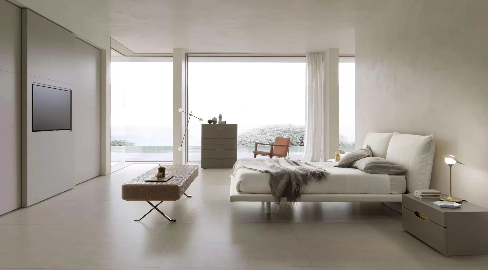 Кровать Fez — Presotto, кожа, фото 4
