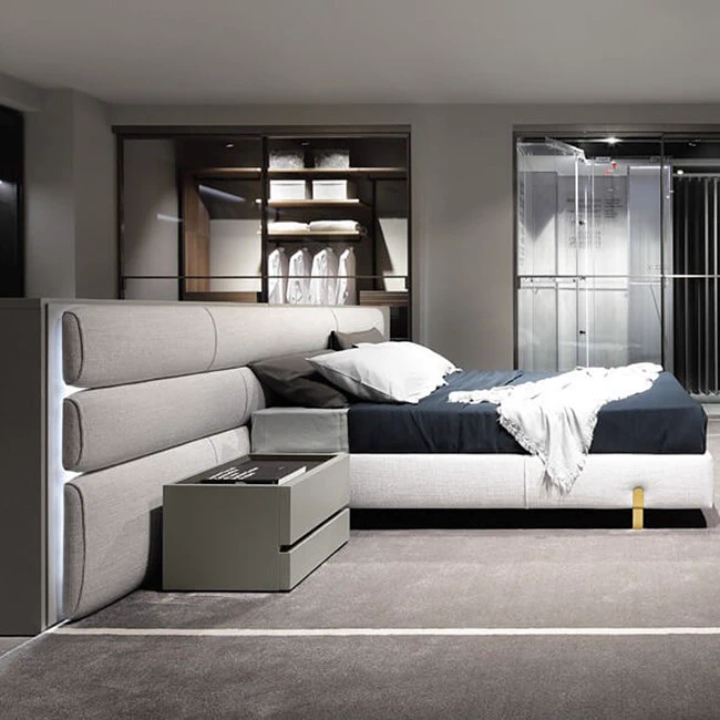 Кровать Niobe — Presotto, кожа, фото 3