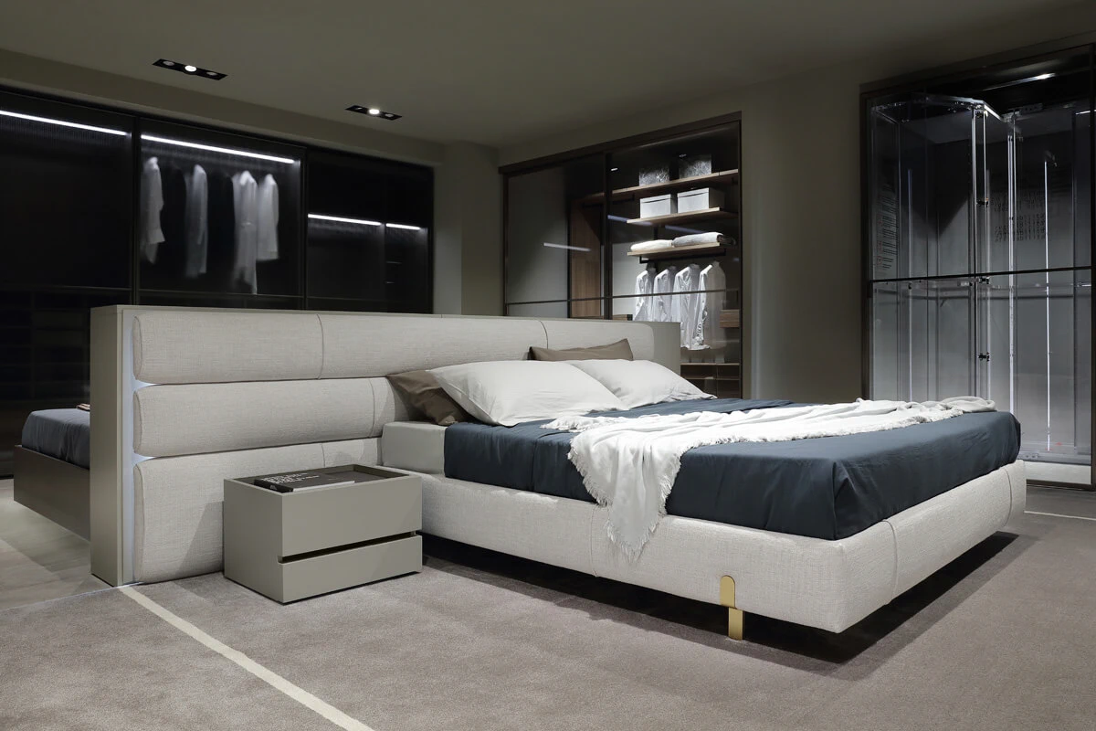 Кровать Niobe — Presotto, кожа, фото 4