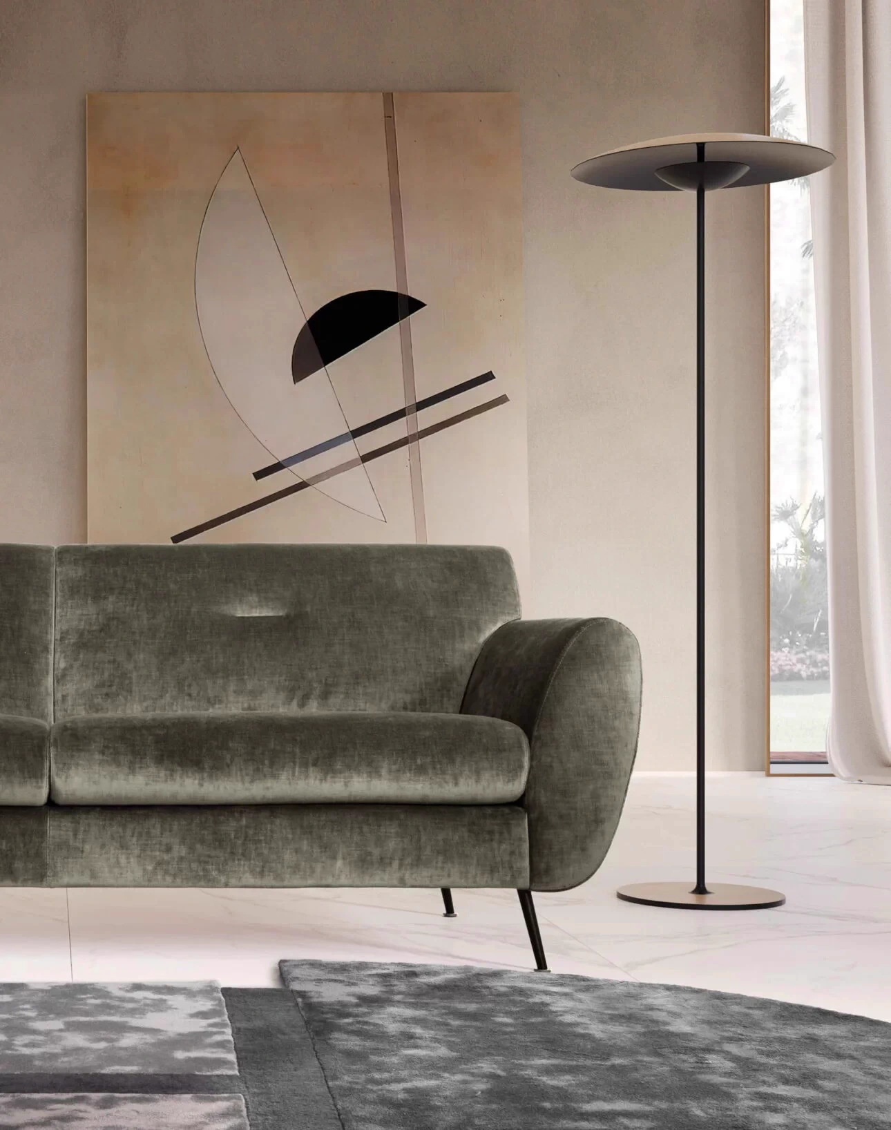 Диван Olive — Presotto, кожа, фото 3