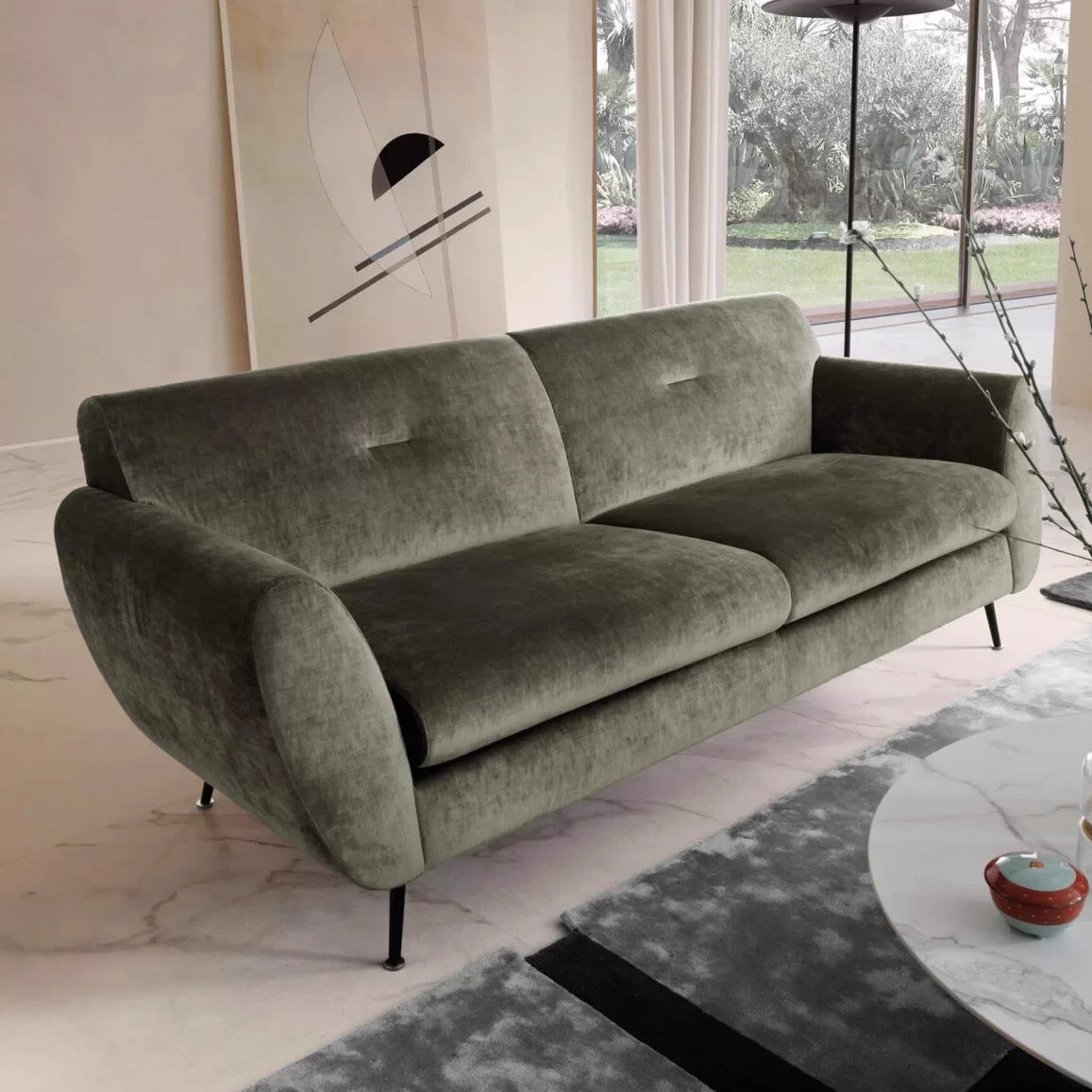 Диван Olive — Presotto, кожа