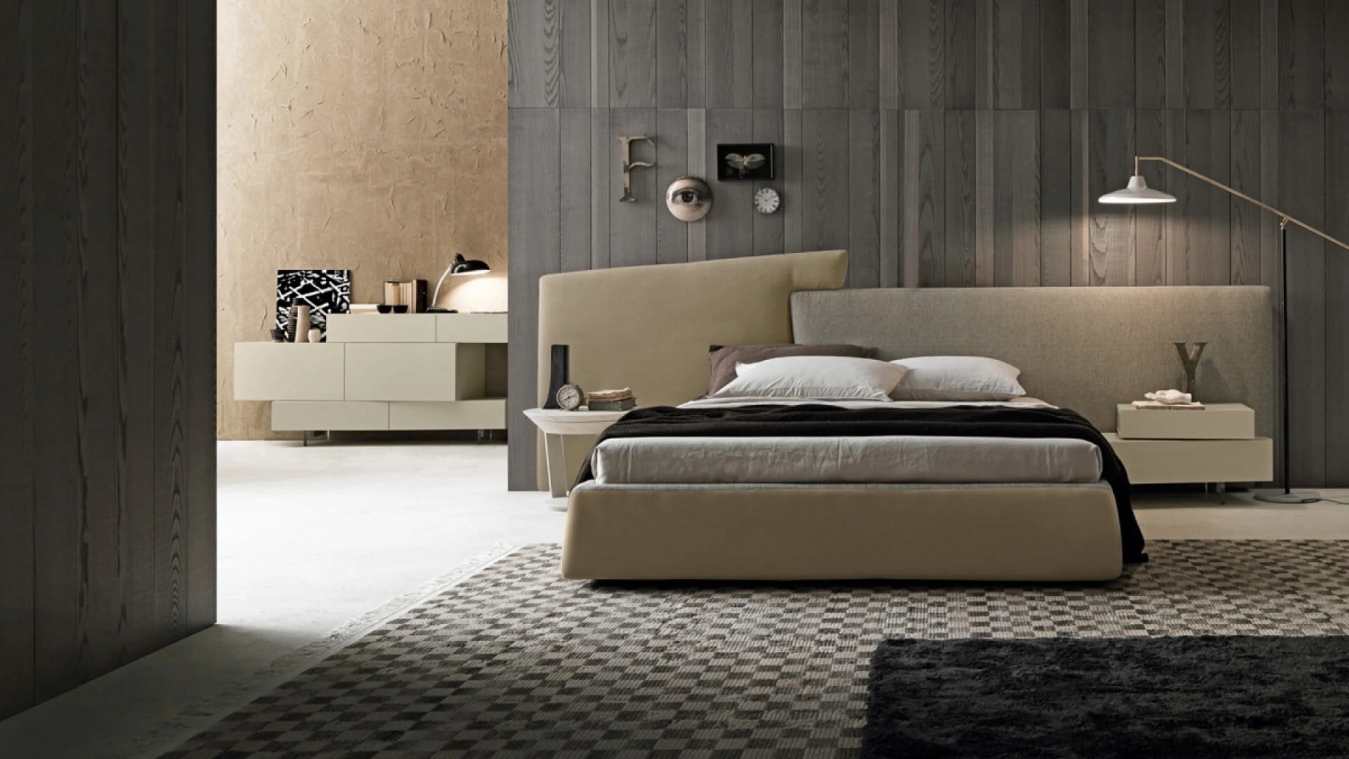 Современный дизайн Необычная кровать Wing System Tall — Presotto, фото 6