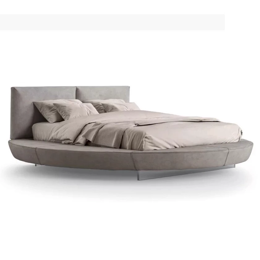 Круглая кровать Zero — Presotto, кожа