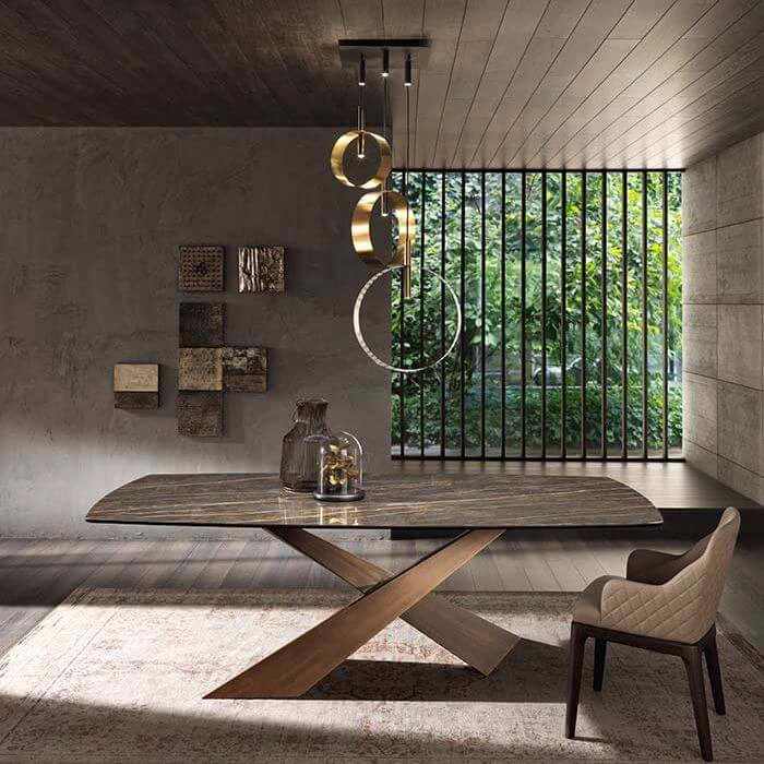 Стол Living — Riflessi, стекло