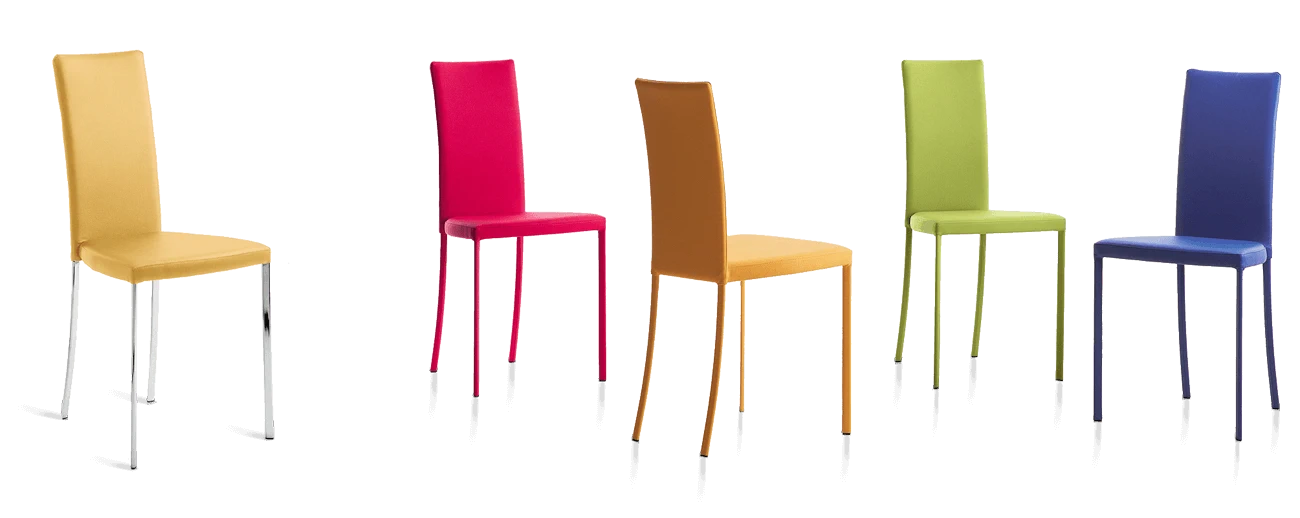 Каркас и наполнение: металл. Современный дизайн Стул Slim — Riflessi, ткань, фото 4