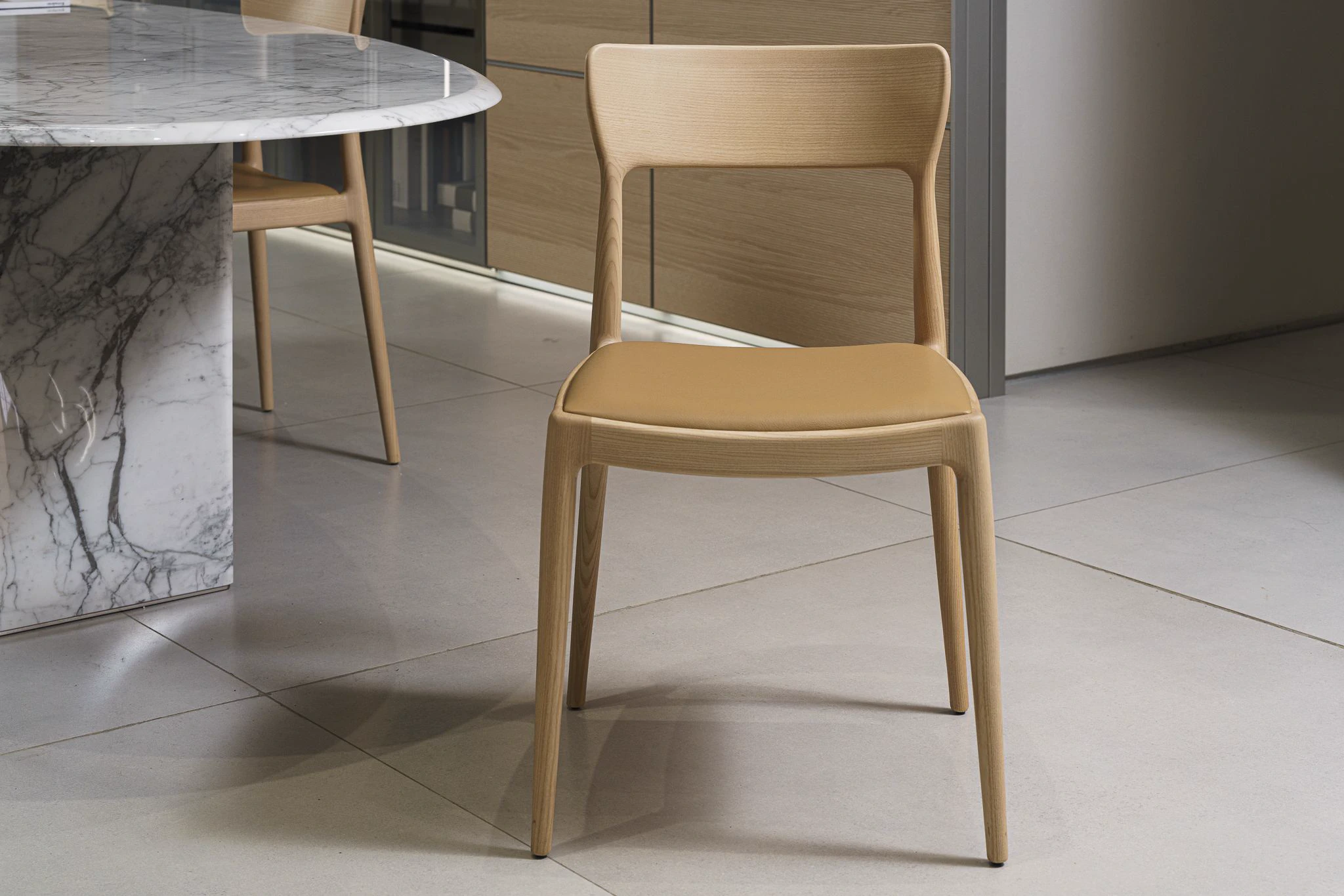 Стул Sophis 711 rovere — Rimadesio, кожа, фото 2