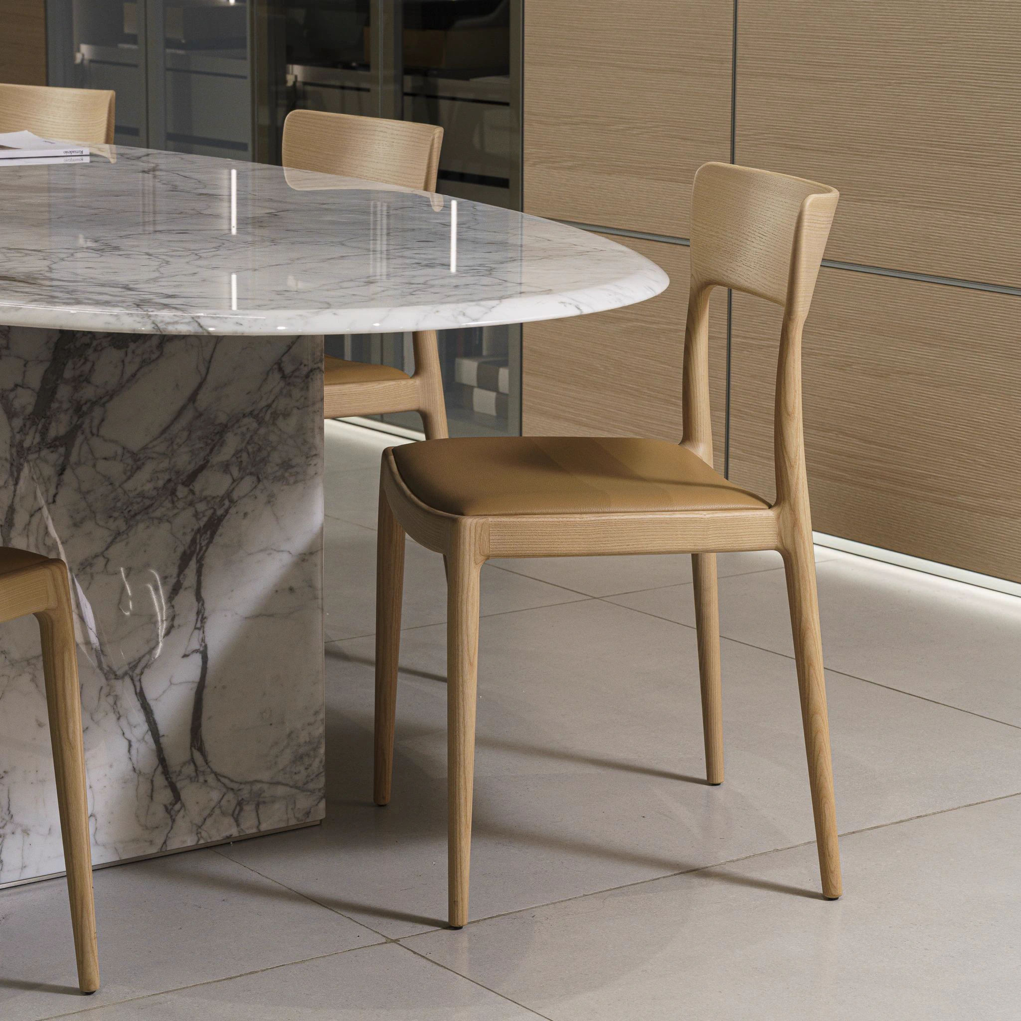 Стул Sophis 711 rovere — Rimadesio, кожа, фото 3