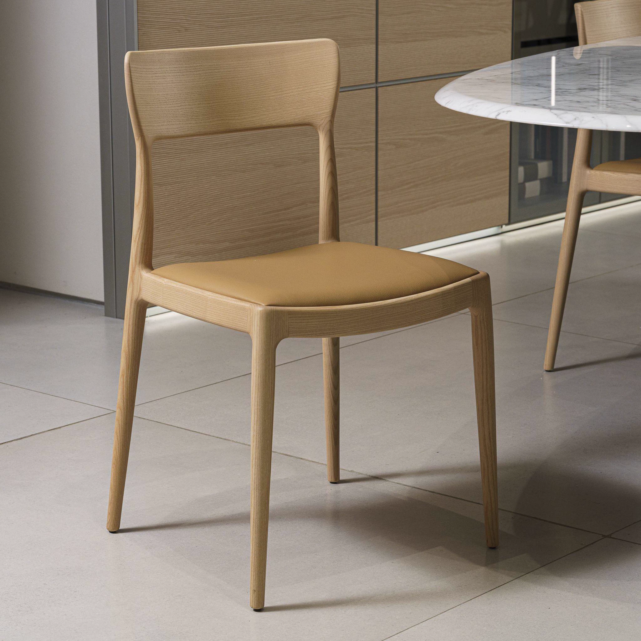 Стул Sophis 711 rovere — Rimadesio, кожа