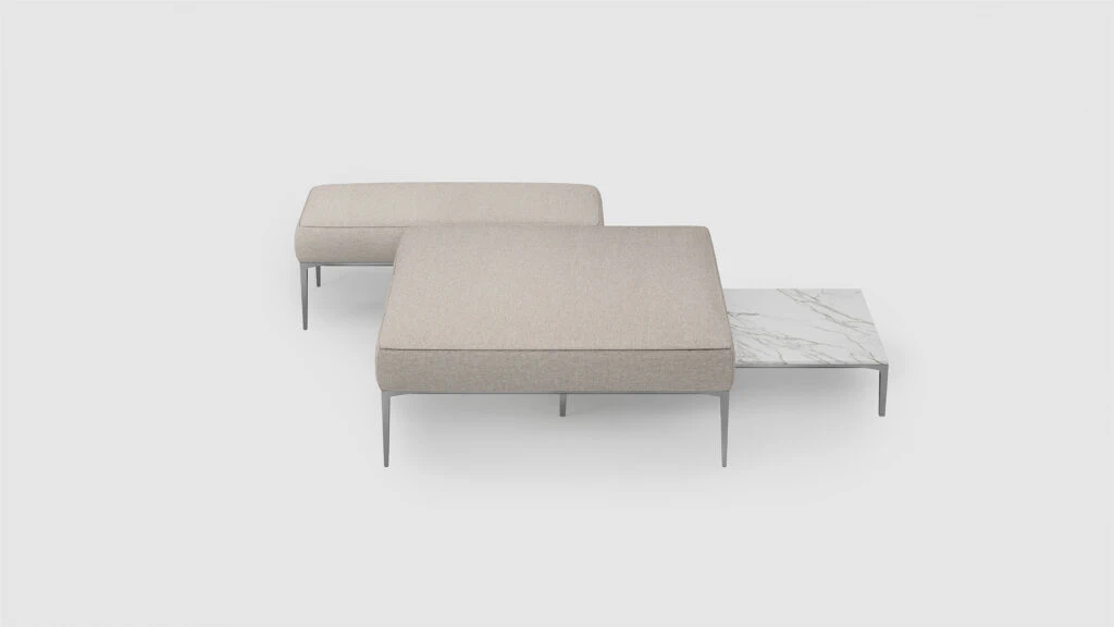 Банкетка Tray Pouf — Rimadesio, ткань, фото 5