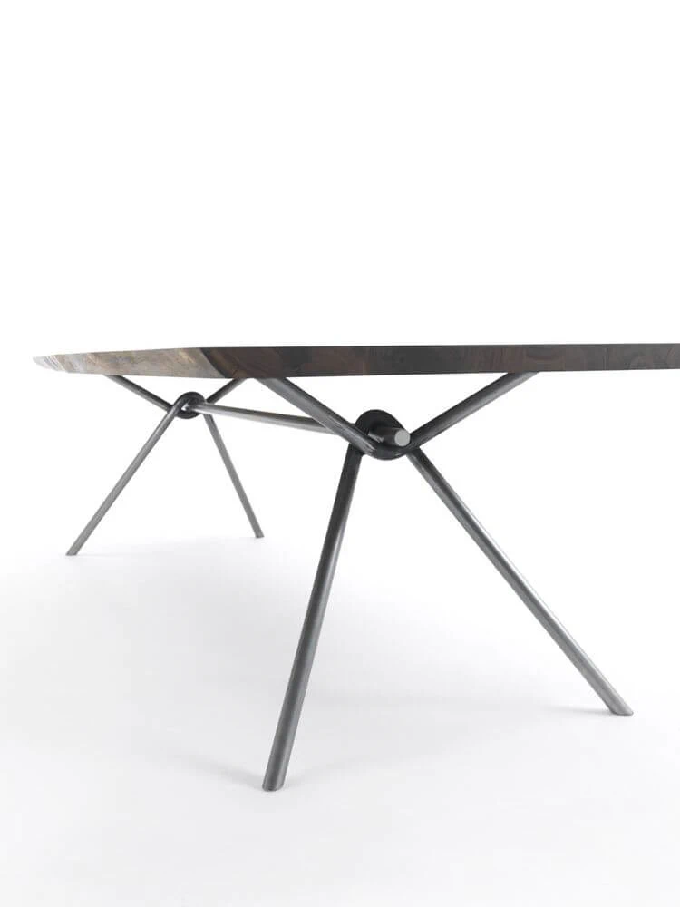 Стол Iron Natural Sides — Riva 1920, массив дерева, фото 4