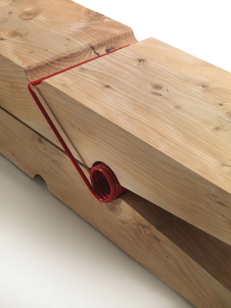 Скамья Mollettawood — Riva 1920, массив дерева, фото 6