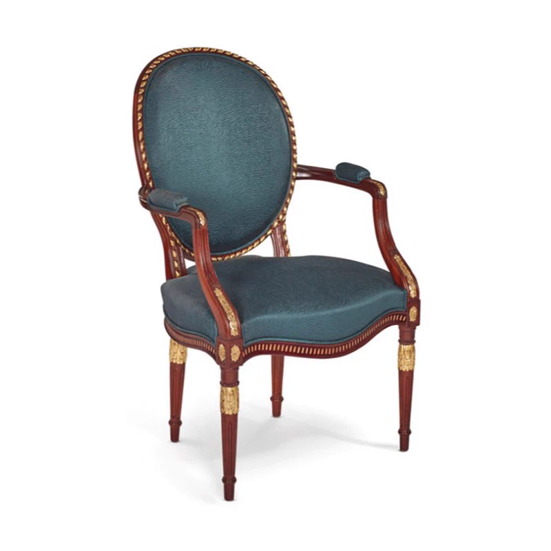 Стул с подлокотниками Art.8774 — Salda, ткань, фото 3