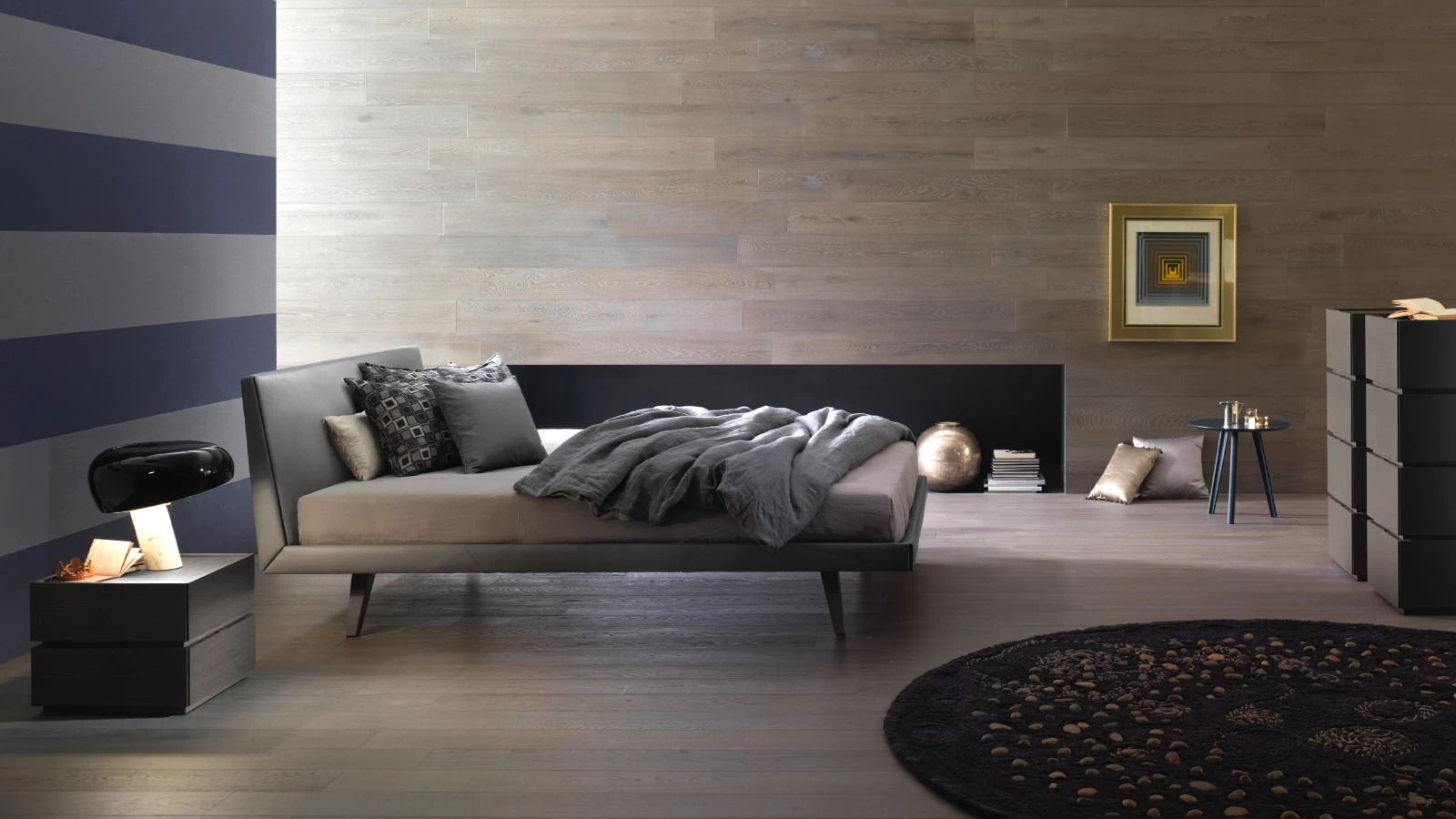Кровать Febo Letto — Sangiacomo, кожа, фото 4