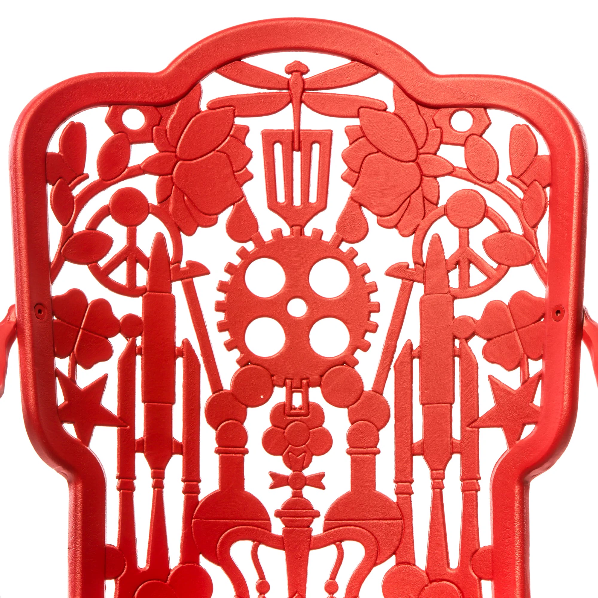 Стул ALUMINIUM ARMCHAIR – RED — Seletti, фото 3