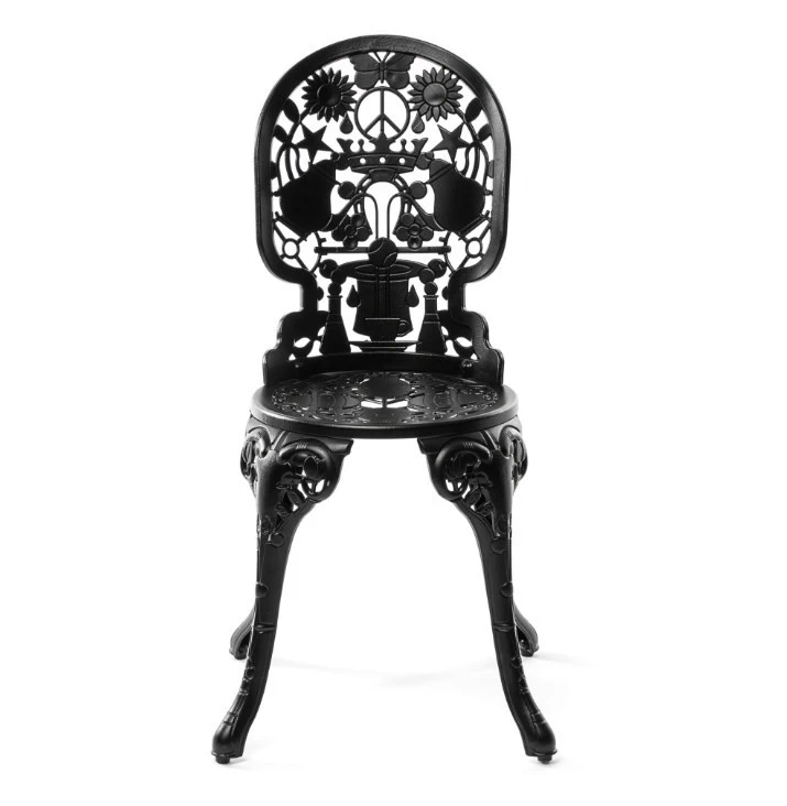 Современный дизайн Стул ALUMINIUM CHAIR – BLACK — Seletti