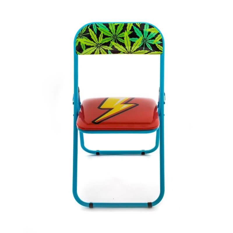 Каркас и наполнение: металл. Современный дизайн Стул Flash — Seletti, металл