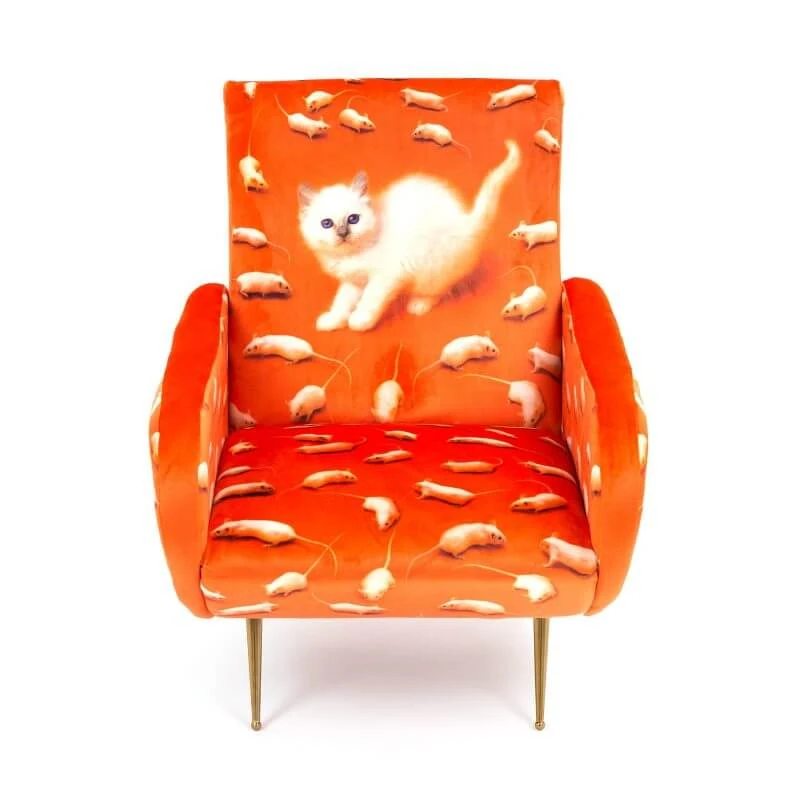 Кресло Kitten — Seletti, ткань