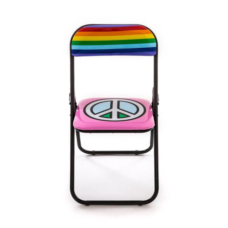 Каркас и наполнение: металл. Современный дизайн Стул Peace — Seletti, металл