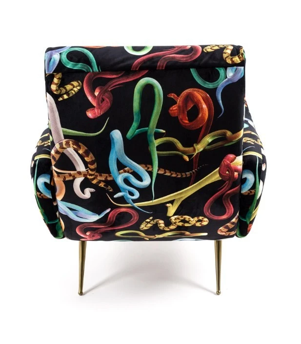 Кресло Snakes — Seletti, дерево, фото 3