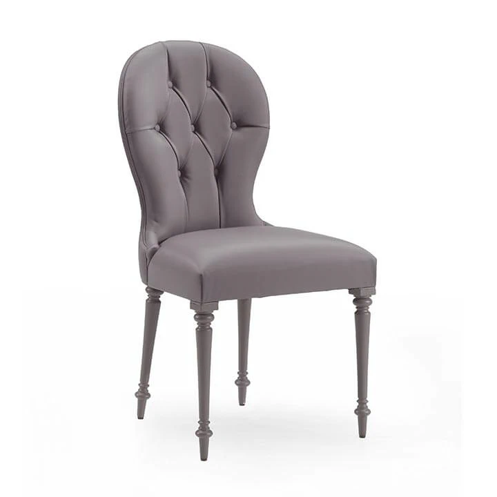 Каркас и наполнение: дерево, ППУ. Классический стиль Стул Aida — Seven Sedie, кожа, фото 3