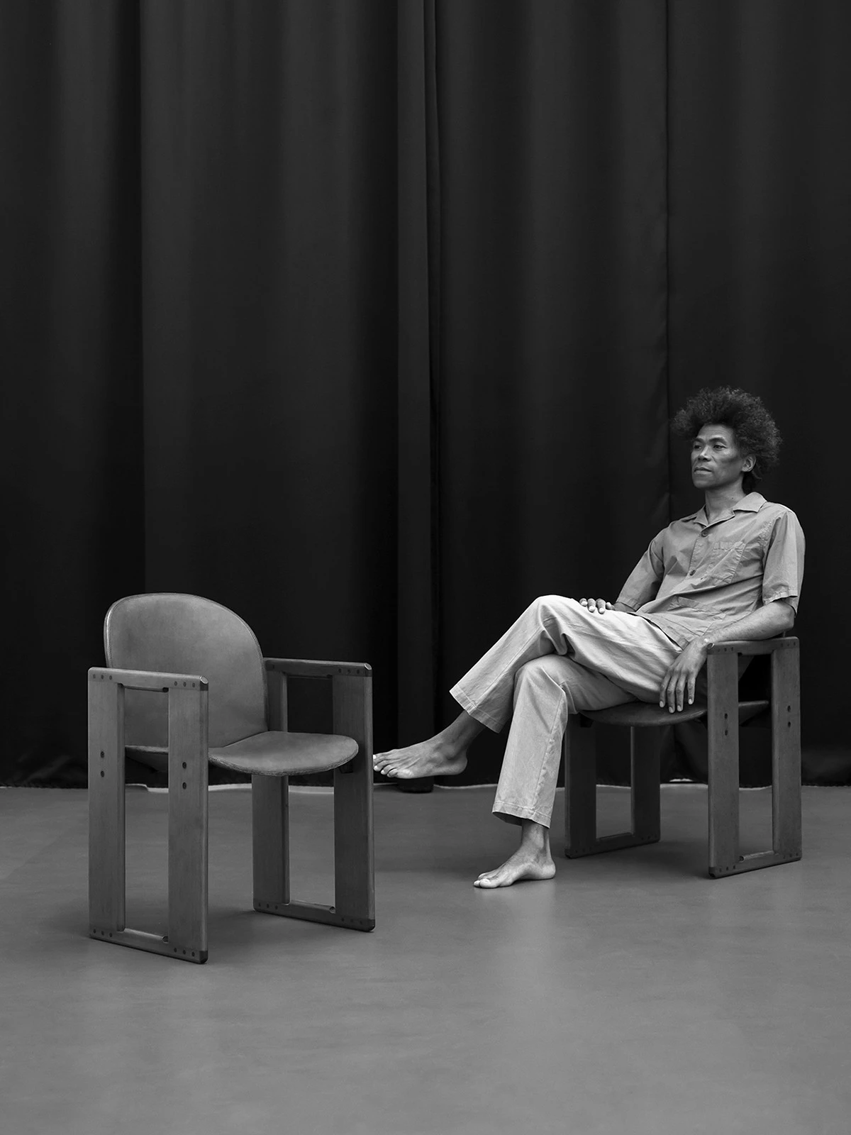 Стул Dialogo — Tacchini, дерево, фото 4