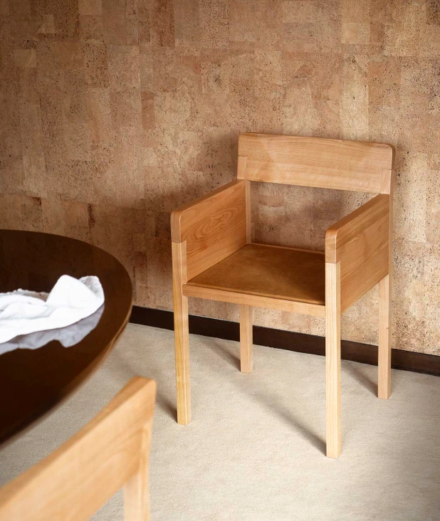 Каркас и наполнение: дерево. Современный дизайн Стул Klotski — Tacchini, ткань, фото 3
