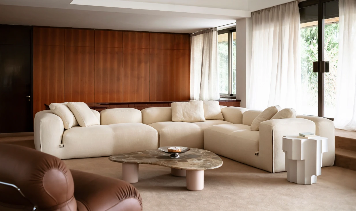 Современный дизайн Диван Le Mura XL — Tacchini, ткань, фото 3