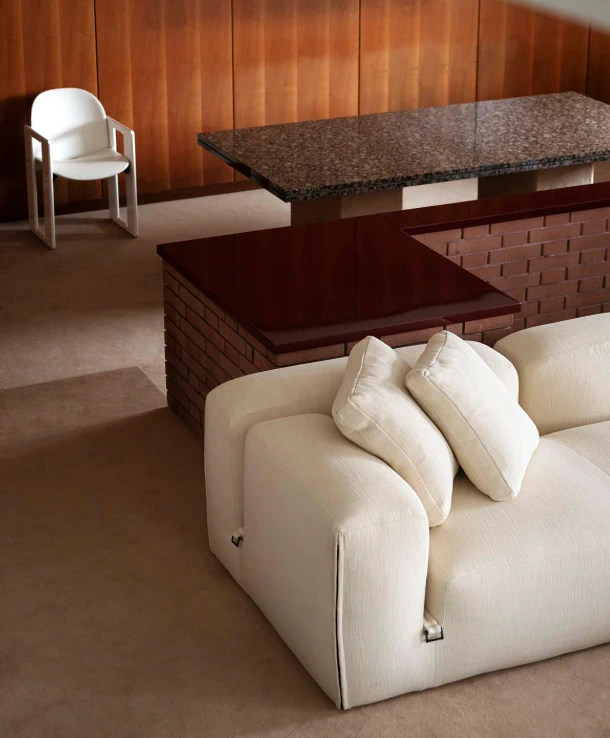 Современный дизайн Диван Le Mura XL — Tacchini, ткань, фото 4