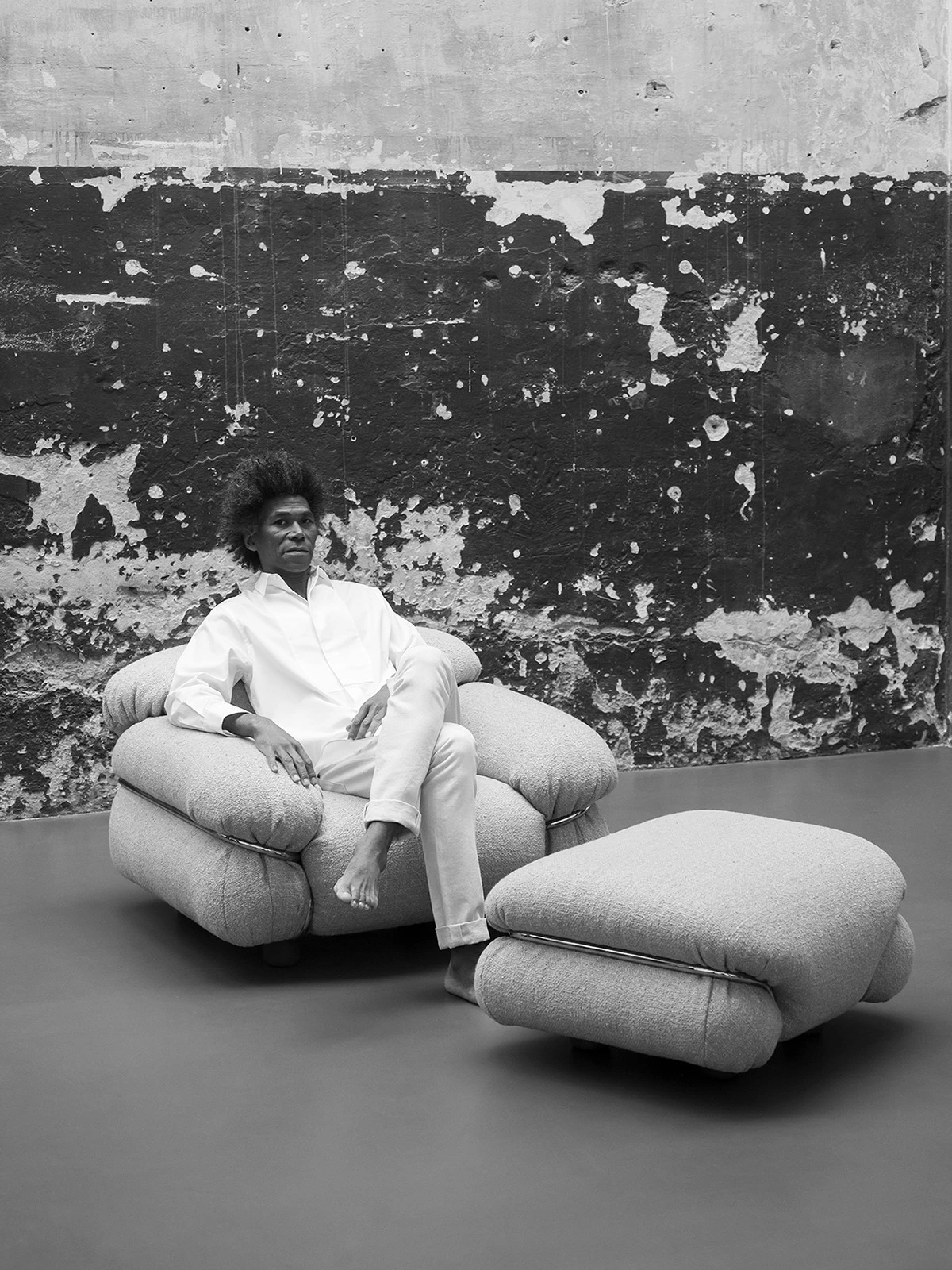 Пуф Sesann — Tacchini, дерево, фото 2