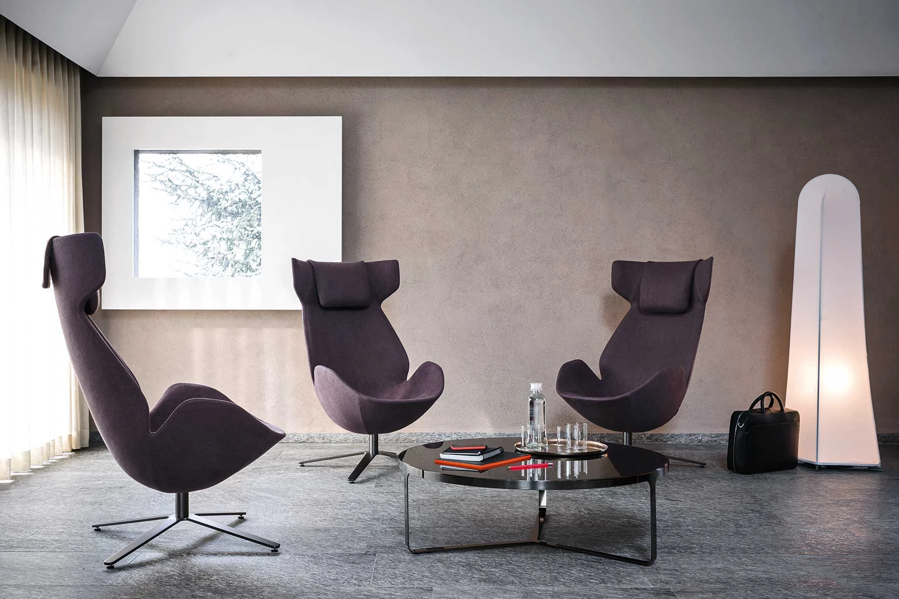 Кресло Shelter — Tacchini, металл, фото 3
