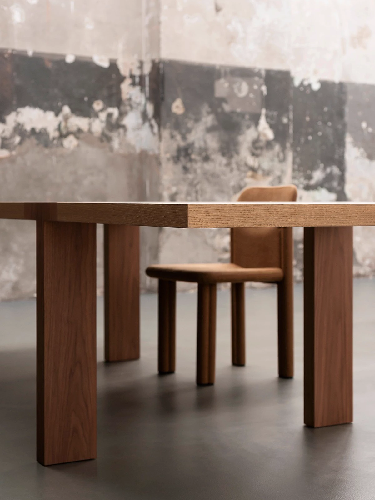 Каркас и наполнение: дерево. Современный дизайн Стол T–Table — Tacchini, дерево, фото 5
