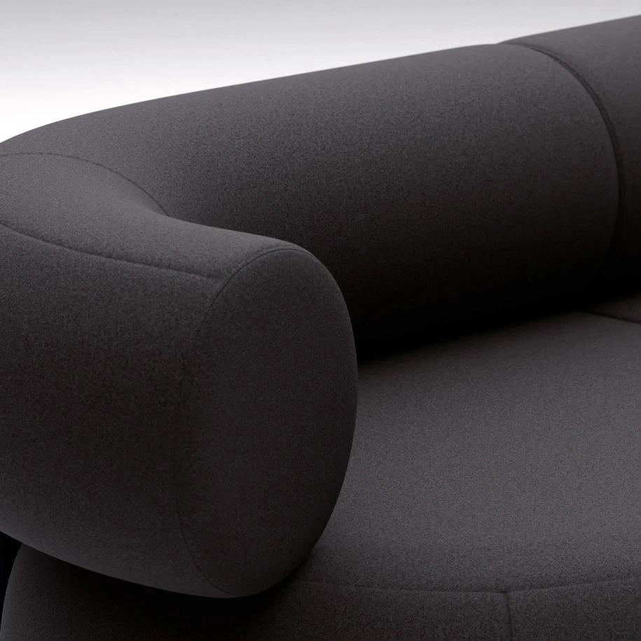 Диван Fat Left Arm Facing Backrest Sofa — Tom Dixon, ткань, фото 6