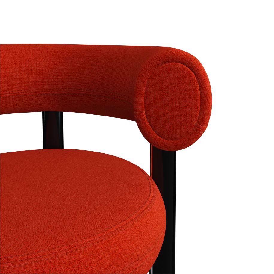 Стул Fat Steel Dining Chair — Tom Dixon, ткань, фото 6