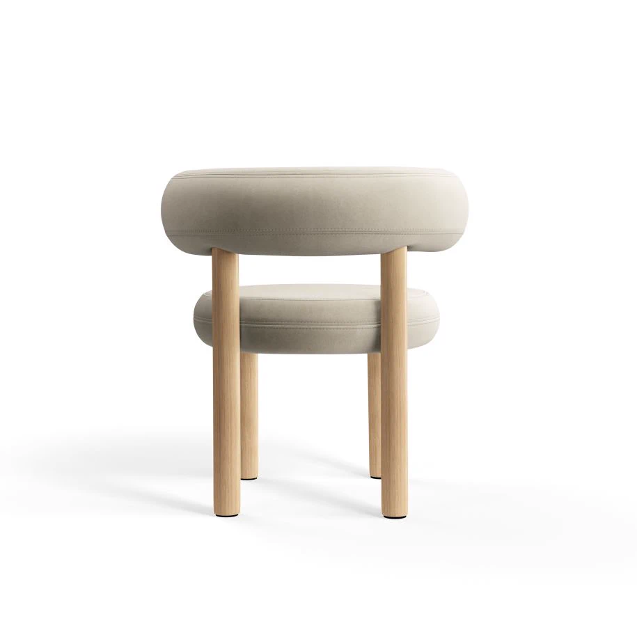 Стул Fat Wood Dining Chair — Tom Dixon, ткань, фото 5