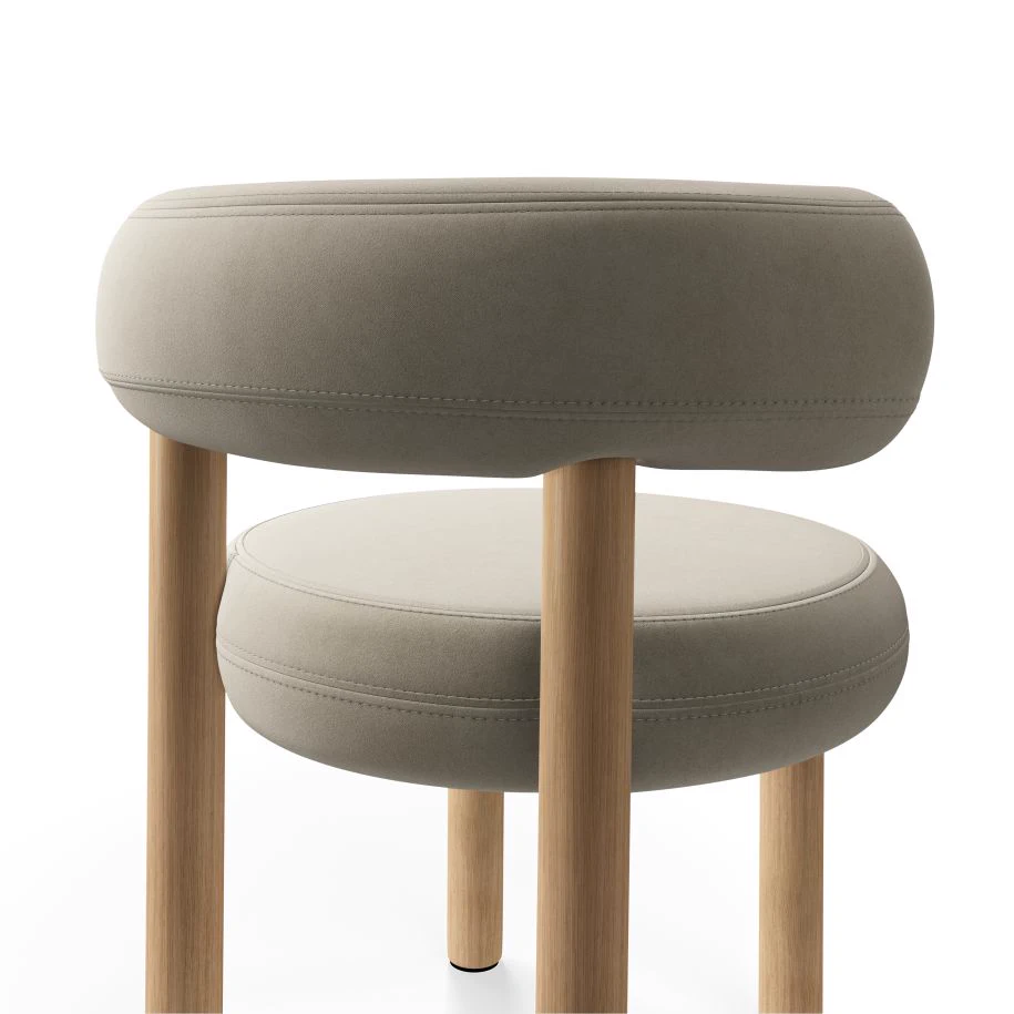 Стул Fat Wood Dining Chair — Tom Dixon, ткань, фото 6