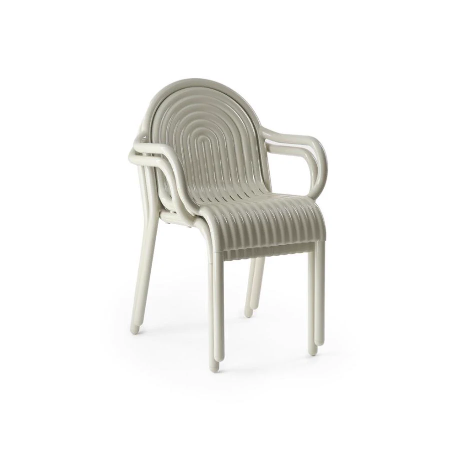 Стул с подлокотниками Groove Arm Chair — Tom Dixon, фото 4