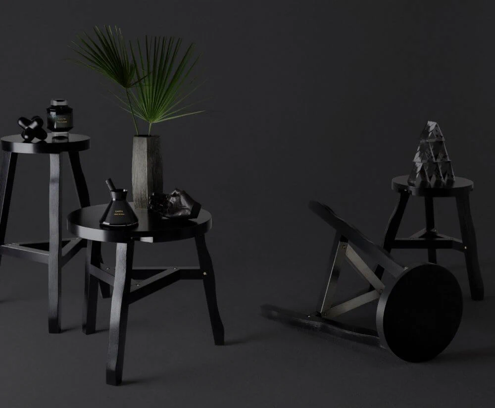 Каркас и наполнение: дерево. Современный дизайн Барный стул Offcut — Tom Dixon, дерево, фото 5